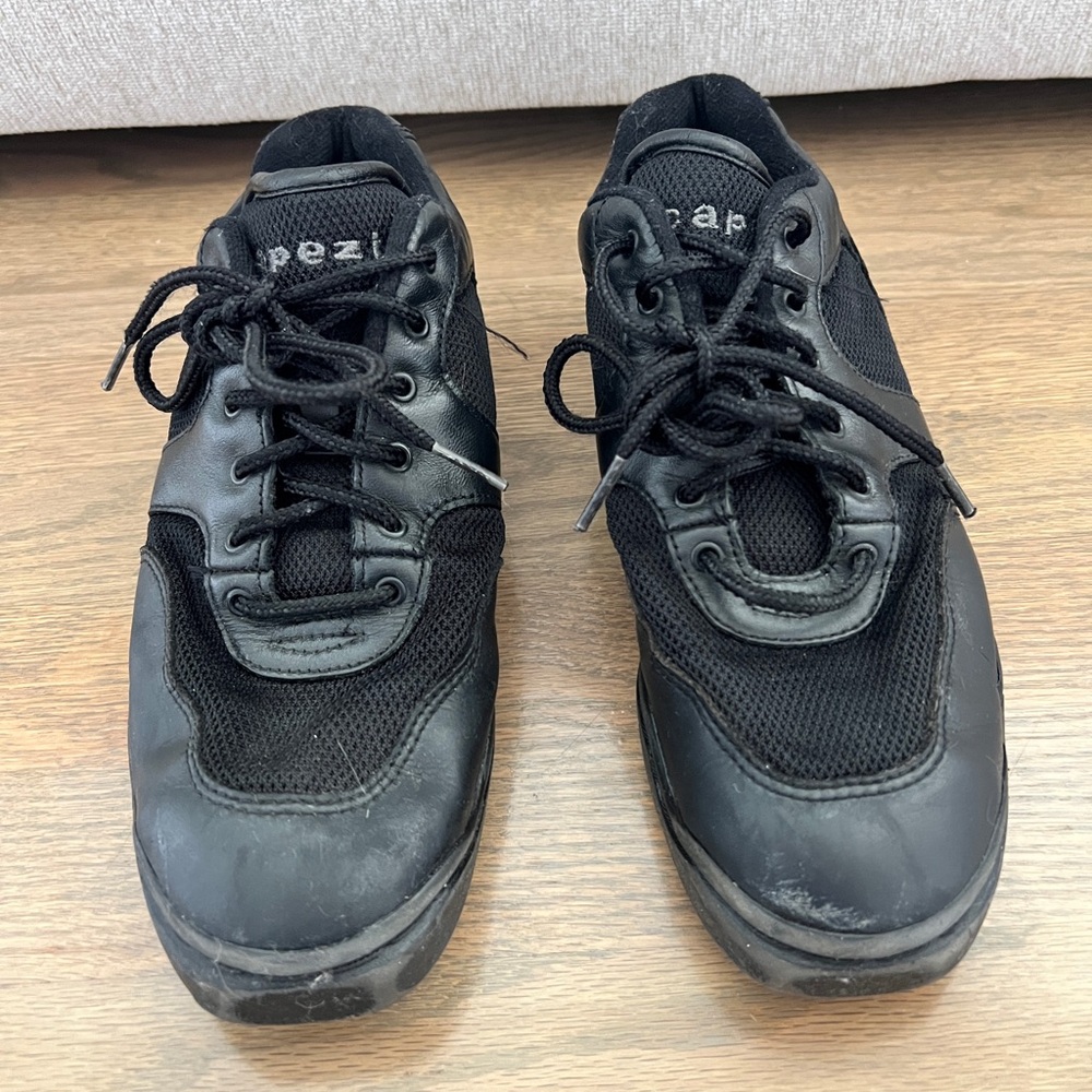 Black Capezio Canvas Dance Sneaker